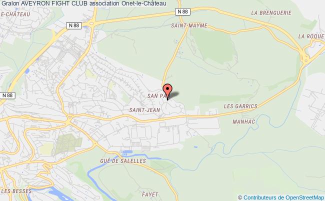 plan association Aveyron Fight Club Onet-le-Château