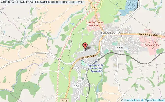 plan association Aveyron Routes Sures Baraqueville