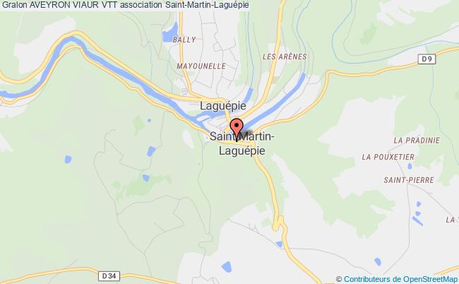 plan association Aveyron Viaur Vtt Saint-Martin-Laguépie