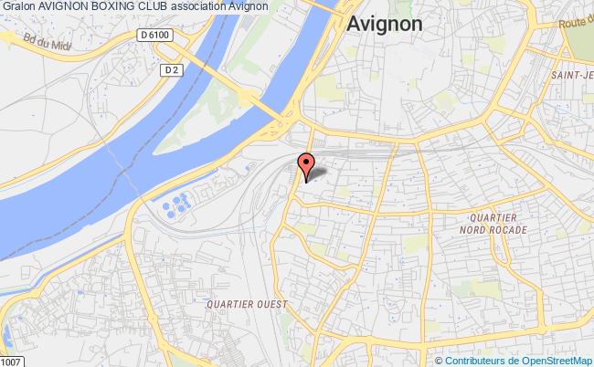 plan association Avignon Boxing Club Avignon