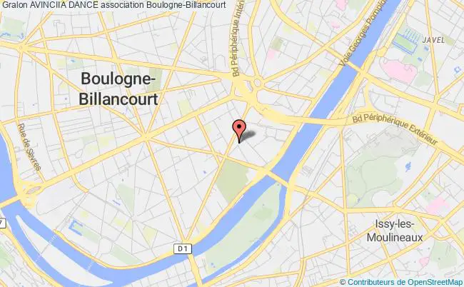 plan association Avinciia Dance Boulogne-Billancourt