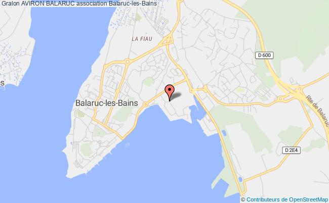 plan association Aviron Balaruc Balaruc-les-Bains