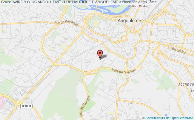 plan association Aviron Club Angouleme Club Nautique D'angouleme Angoulême