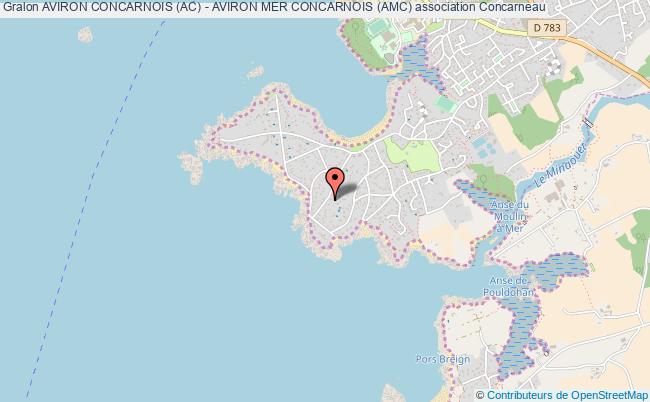 plan association Aviron Concarnois (ac) - Aviron Mer Concarnois (amc) Concarneau