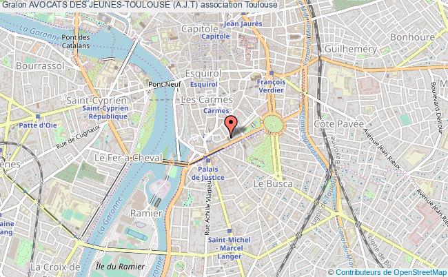 plan association Avocats Des Jeunes-toulouse (a.j.t) Toulouse