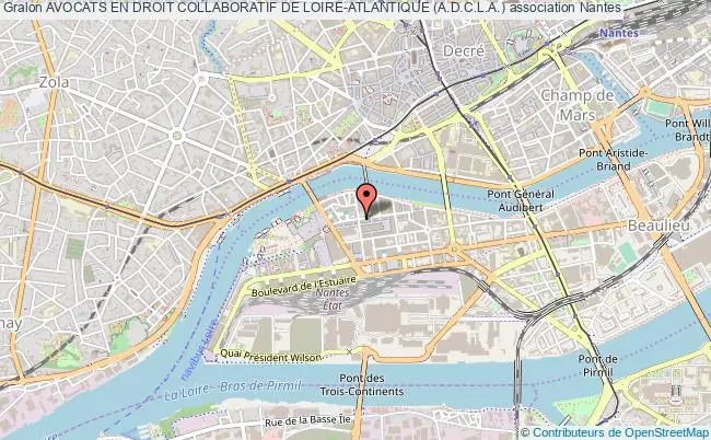 plan association Avocats En Droit Collaboratif De Loire-atlantique (a.d.c.l.a.) Nantes