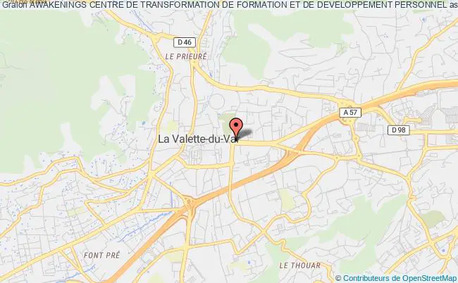 plan association Awakenings Centre De Transformation De Formation Et De Developpement Personnel Valette-du-Var