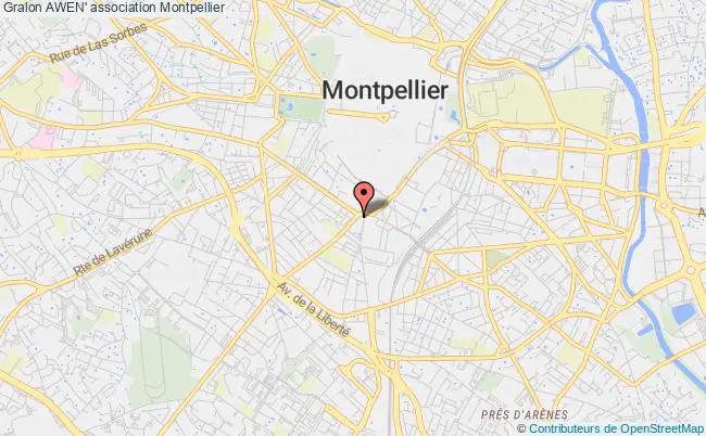 plan association Awen' Montpellier