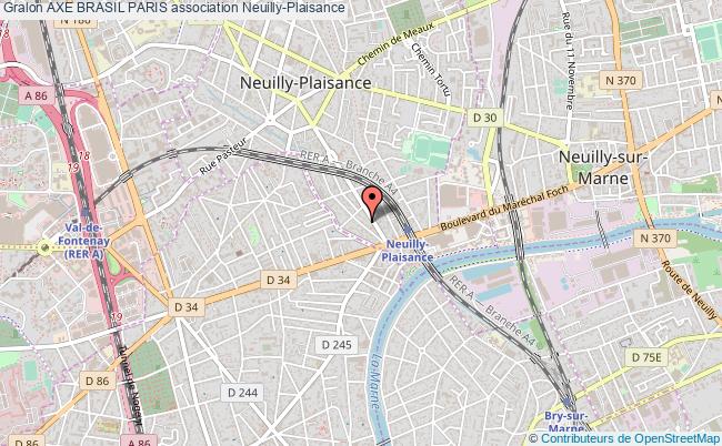 plan association Axe Brasil Paris Neuilly-Plaisance