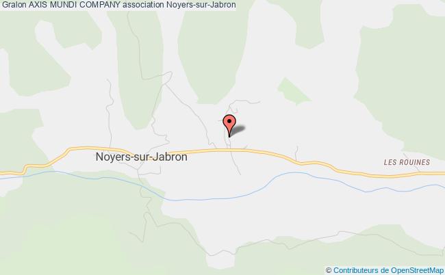 plan association Axis Mundi Company Noyers-sur-Jabron