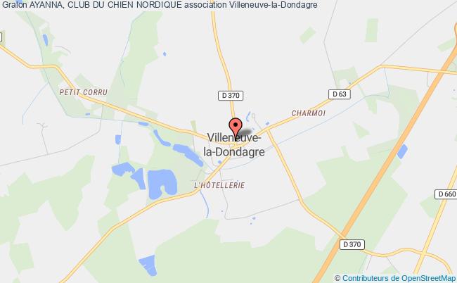 plan association Ayanna, Club Du Chien Nordique Villeneuve-la-Dondagre