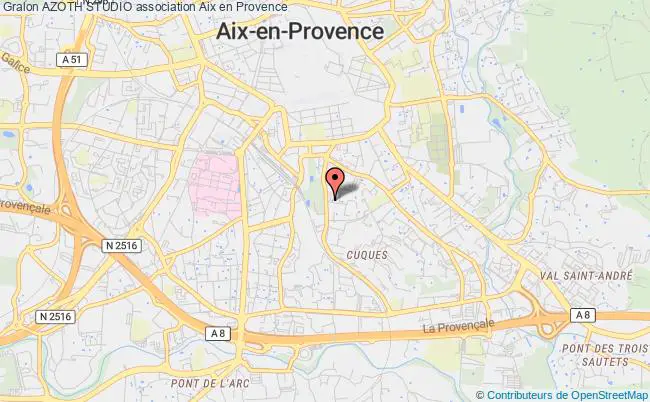 plan association Azoth Studio Aix-en-Provence