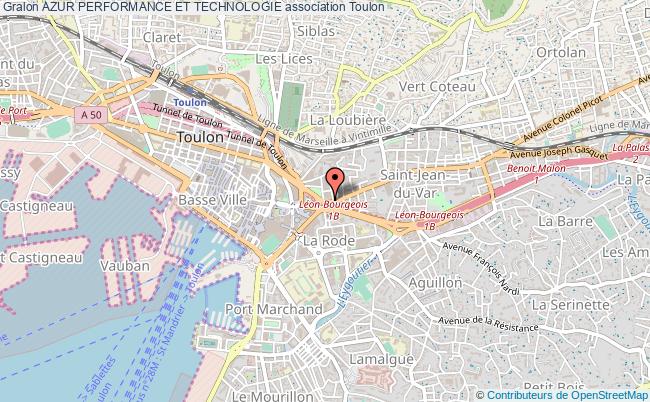 plan association Azur Performance Et Technologie Toulon