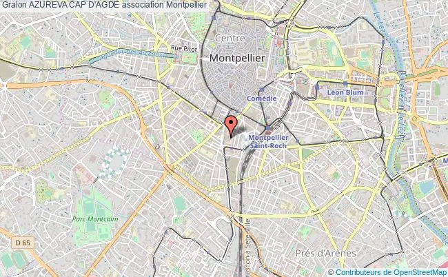 plan association Azureva Cap D'agde Montpellier