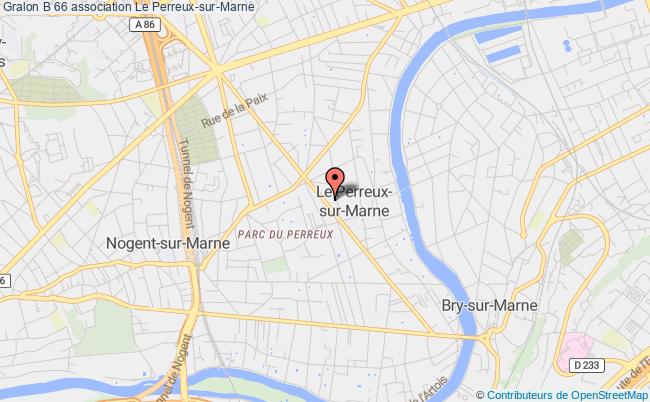 plan association B 66 Le Perreux-sur-Marne