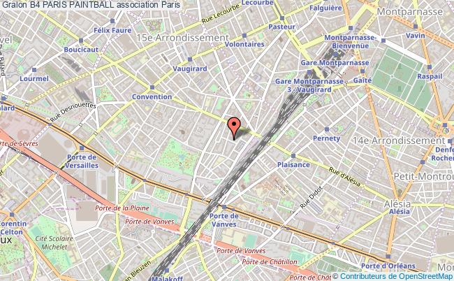 plan association B4 Paris Paintball Paris