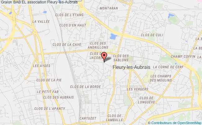 plan association Bab El Fleury-les-Aubrais