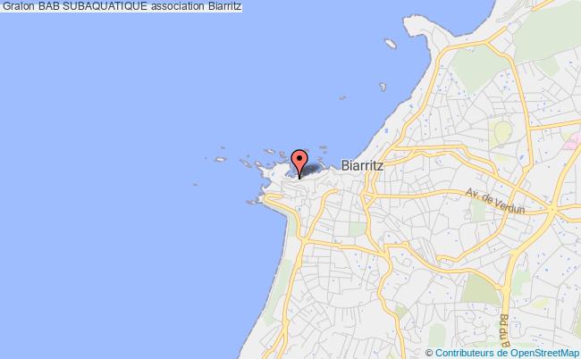 plan association Bab Subaquatique Biarritz