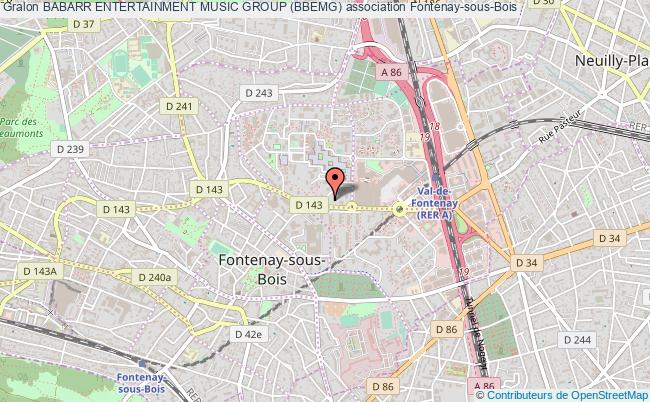 plan association Babarr Entertainment Music Group (bbemg) Fontenay-sous-Bois