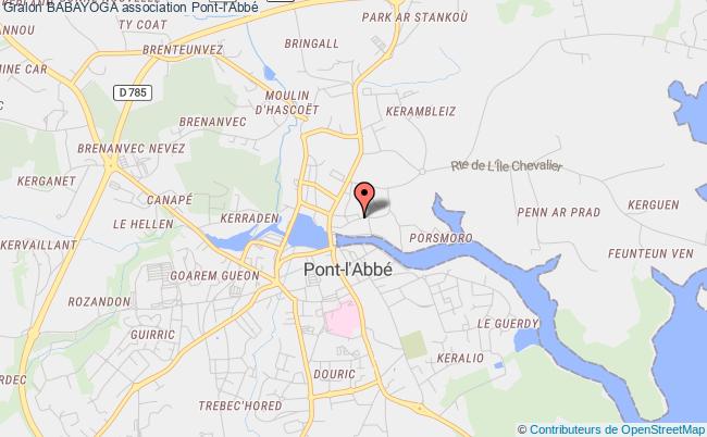 plan association Babayoga Pont-l'Abbé