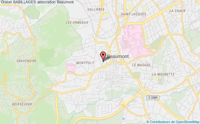plan association Babillages Beaumont