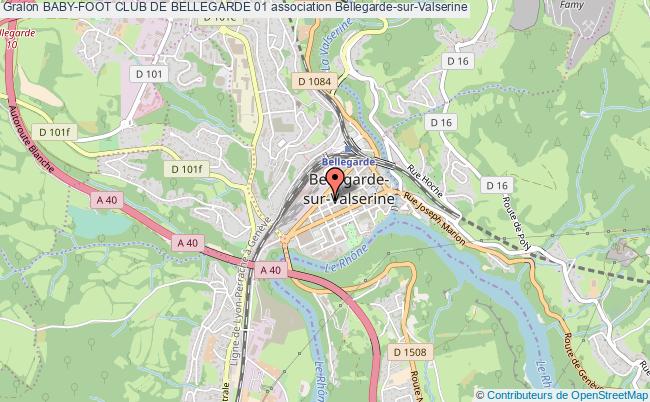 plan association Baby-foot Club De Bellegarde 01 Bellegarde-sur-Valserine