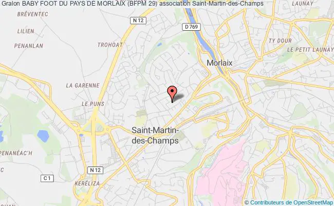 plan association Baby Foot Du Pays De Morlaix (bfpm 29) Saint-Martin-des-Champs