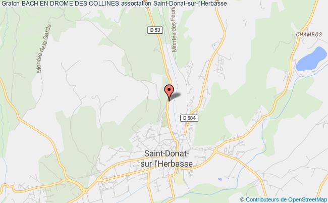 plan association Bach En Drome Des Collines Saint-Donat-sur-l'Herbasse
