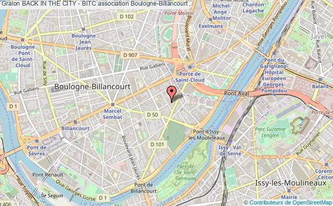 plan association Back In The City - Bitc Boulogne-Billancourt