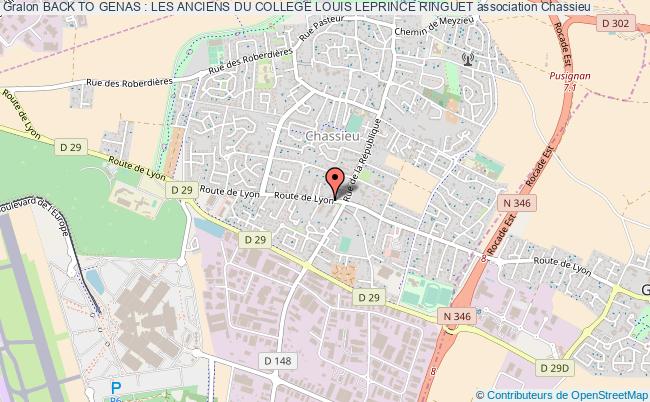 plan association Back To Genas : Les Anciens Du College Louis Leprince Ringuet Chassieu