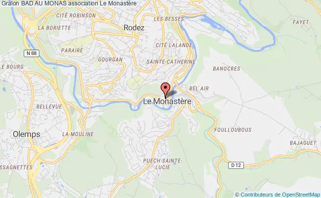 plan association Bad Au Monas Le Monastère