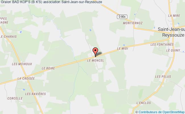 plan association Bad Kop's (b K's) Saint-Jean-sur-Reyssouze