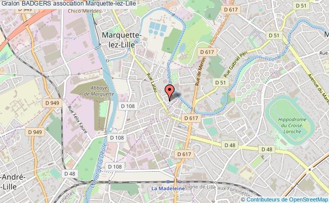 plan association Badgers Marquette-lez-Lille