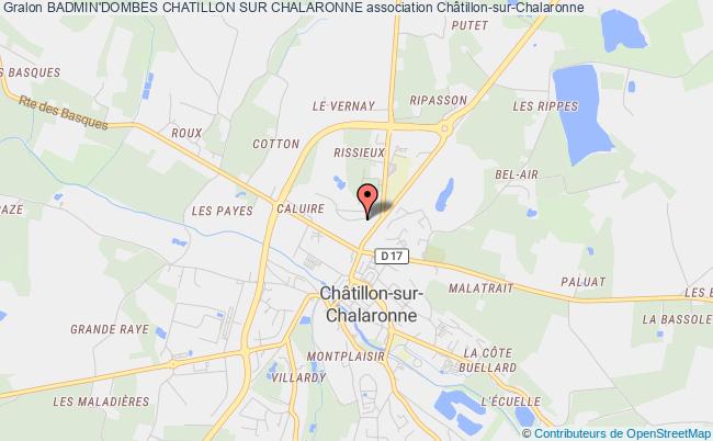 plan association Badmin'dombes Chatillon Sur Chalaronne Châtillon-sur-Chalaronne