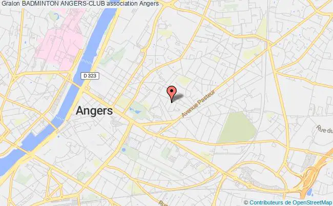 plan association Badminton Angers-club Angers