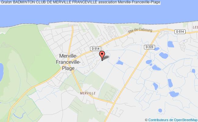 plan association Badminton Club De Merville Franceville Merville-Franceville-Plage