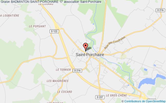 plan association Badminton Saint-porchaire 17 Saint-Porchaire