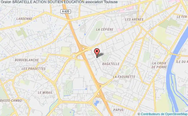 plan association Bagatelle Action Soutien Education Toulouse