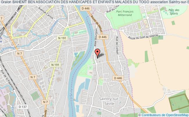 plan association Bahemt Ben Association Des HandicapÉs Et Enfants Malades Du Togo Saintry-sur-Seine