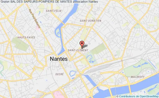 plan association Bal Des Sapeurs-pompiers De Nantes Nantes