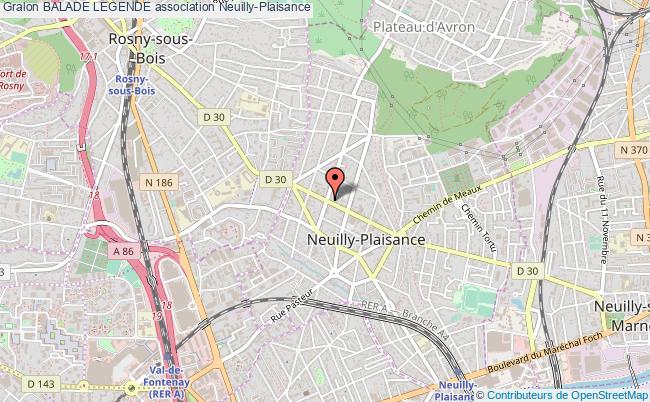 plan association Balade Legende Neuilly-Plaisance