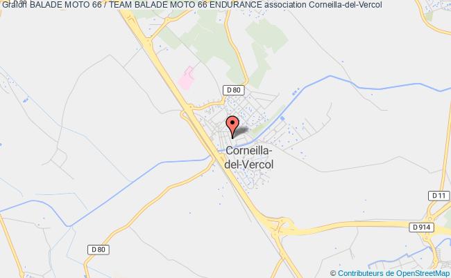 plan association Balade Moto 66 / Team Balade Moto 66 Endurance Corneilla-del-Vercol