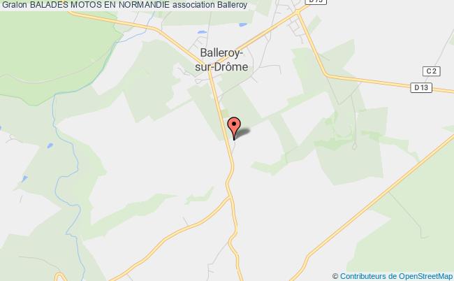 plan association Balades Motos En Normandie Balleroy-sur-Drôme