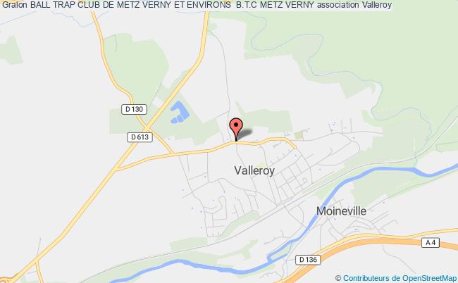 plan association Ball Trap Club De Metz Verny Et Environs  B.t.c Metz Verny Valleroy