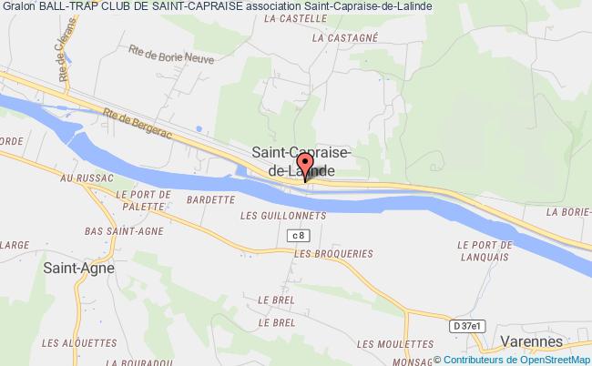 plan association Ball-trap Club De Saint-capraise Saint-Capraise-de-Lalinde