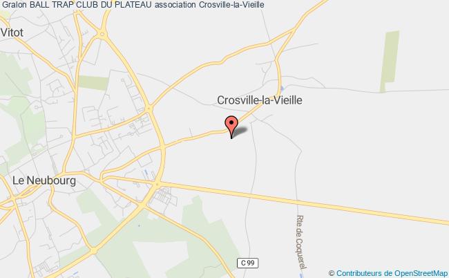 plan association Ball Trap Club Du Plateau Crosville-la-Vieille