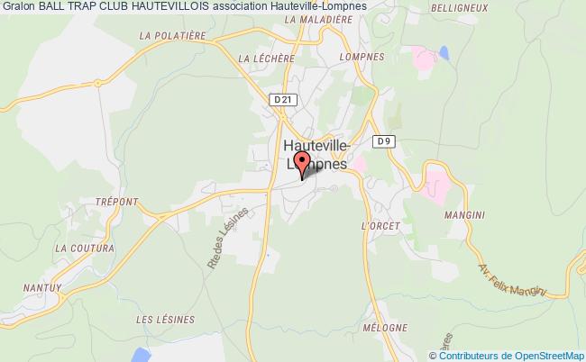plan association Ball Trap Club Hautevillois Hauteville-Lompnes