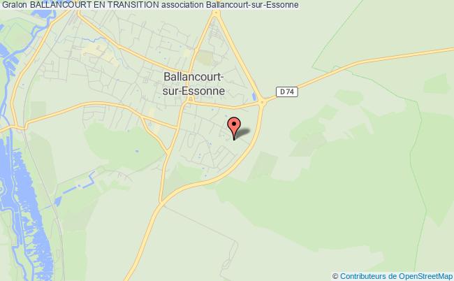 plan association Ballancourt En Transition Ballancourt-sur-Essonne