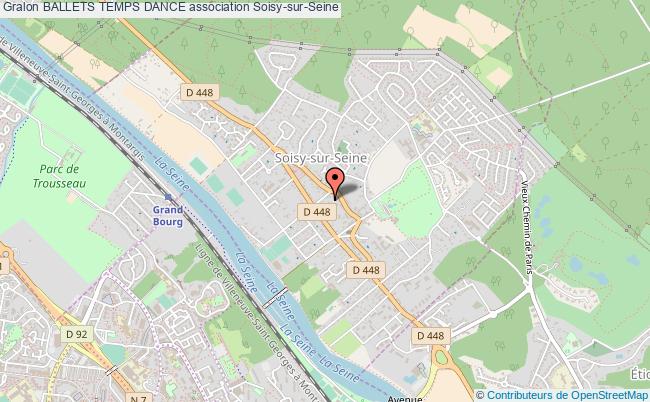 plan association Ballets Temps Dance Soisy-sur-Seine