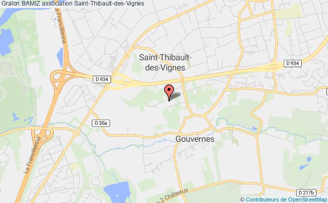 plan association Bamiz Saint-Thibault-des-Vignes